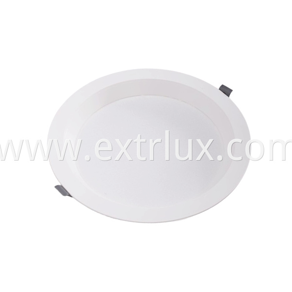 Led Recessed Round Anti Glare Downlight 12w Front